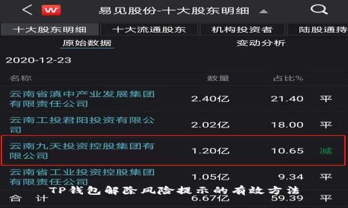 TP钱包解除风险提示的有效方法